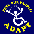 ADAPT logo: Free Our People