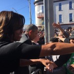 President and Michelle Obama Shake Hands with the Crowd in Selma AL