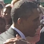 Very Close Up Picture of President Obama in Selma
