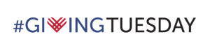 Giving Tuesday logo - #GivingTuesday with a heart icon replacing the ‘v’
